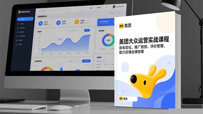美团大众运营实战课程,排名优化、推广投放、评价管理,助力店铺业绩倍增-佳文
